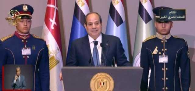 الرئيس السيسي: يوجه التحية للرئيس الأمريكي دونالد ترامب على دعم مساعي وقف الحرب في غزة