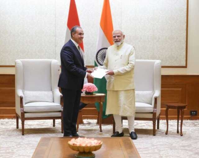 عاجل.. عبد العاطي يسلم رسالة خطية من الرئيس السيسي إلى رئيس وزراء الهند