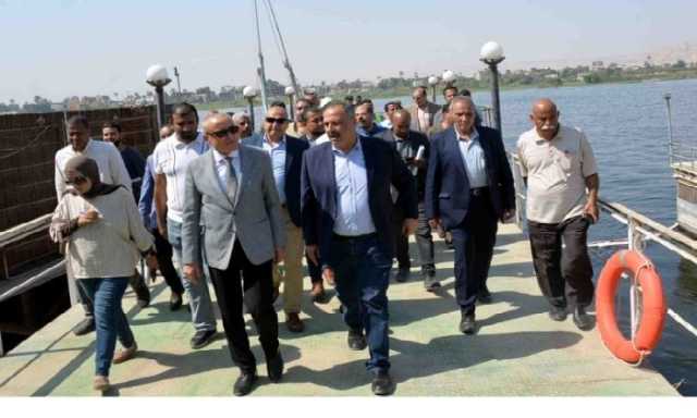 محافظ الأقصر يتفقد محطة الغربية الأقصر الغربية لمتابعة أعمال الإحلال والتجديد