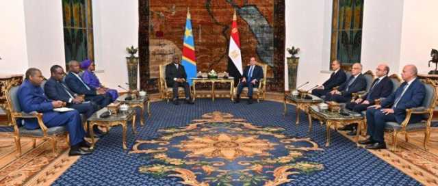 الرئيس السيسي يستقبل رئيس الكونجو الديمقراطية للمشاركة في حفل افتتاح المتحف المصري الكبير