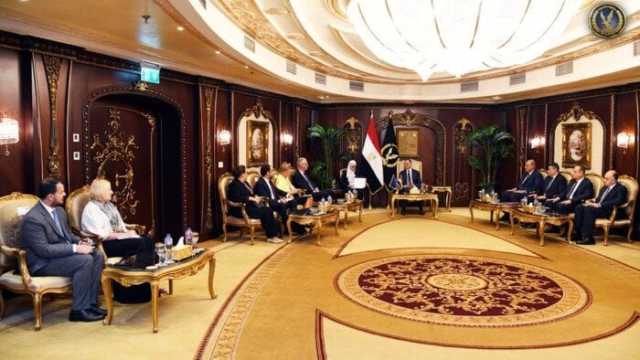 وزير الداخلية يستقبل وفد وكالة الاتحاد الأوروبي للمخدرات بالقاهرة