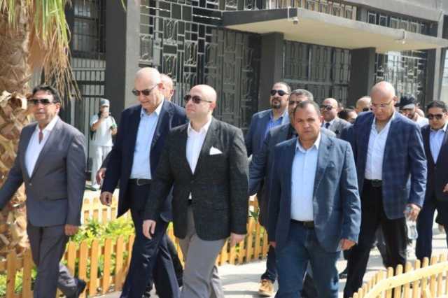 محافظ بني سويف يتفقد مستجدات تطوير نادي سيتي كلوب