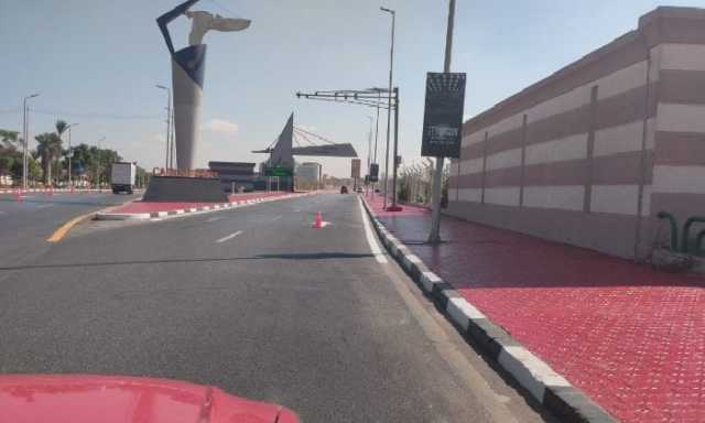 رفع كفاءة طريق مطار القاهرة استعدادا لاستقبال ضيوف افتتاح المتحف المصرى الكبير