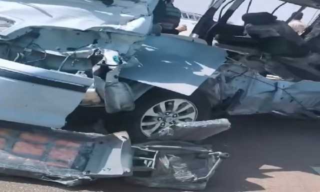 إصابة 8 أشخاص في حادث مروري أعلى الطريق الزراعي بالقليوبية