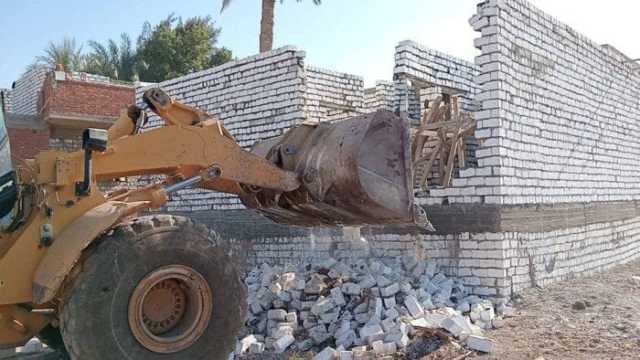 ضمن الموجة 27.. إزالة 393 حالة تعدٍ على الأراضي الزراعية وأملاك الدولة بالمنيا | صور