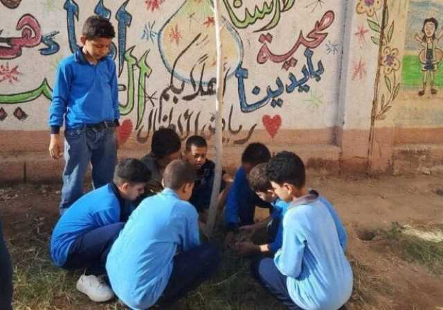 «صحتهم مستقبلهم».. مياه المنيا تزرع 2000 شجرة في المدارس بمبادرة بيئية كبرى بدعم « اليونيسف»