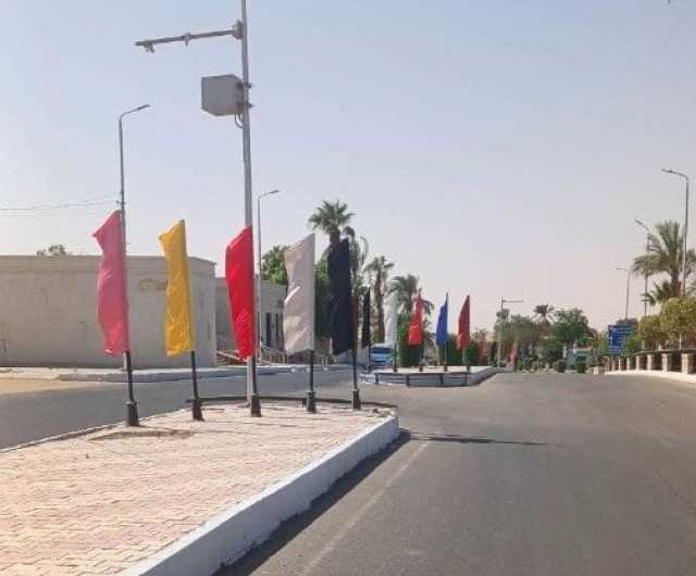 مدينة أبو سمبل تتزين لاستقبال الزائرين لمشاهدة ظاهرة تعامد الشمس فجر الأربعاء