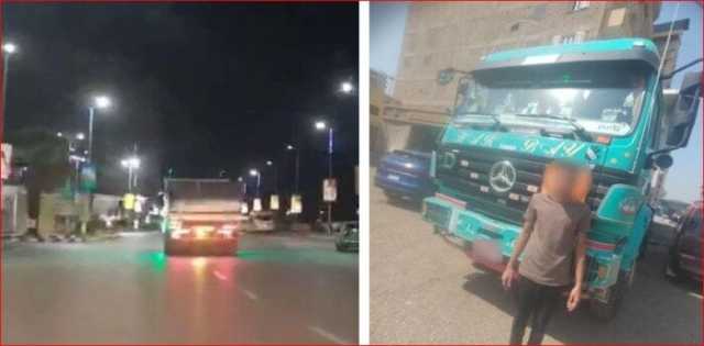 عرّض حياة المواطنين للخطر.. الداخلية تضبط قائد سيارة نقل في سوهاج