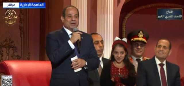 الرئيس السيسي: كانت لدينا ثقة بانتهاء الحرب في غزة