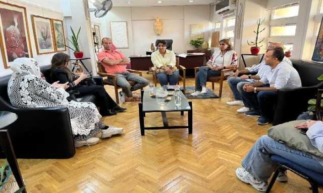 جامعة حلوان تستعد لإطلاق مشروع جدارية فنية بشارع ترسا المؤدي للمتحف المصري الكبير