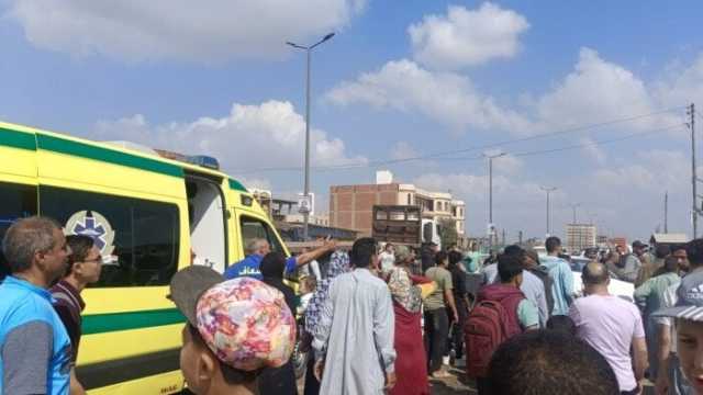 العربيات دخلت في بعض.. إصابة 7 عمال في حادث تصادم مروع بالشرقية | أسماء