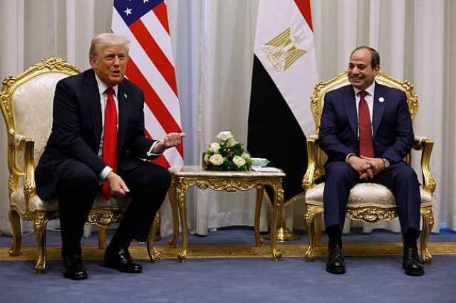 وصفه بـ «الزعيم القوي » ترامب: أمريكا ستكون دائما مع الرئيس السيسي