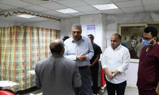 محافظ أسوان يزور طلاب جامعة بنها المصابين في حادث أبوسمبل