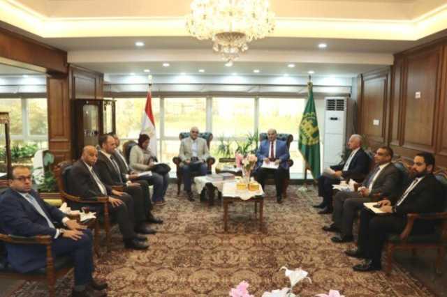 محافظ القليوبية يناقش إنشاء محطة عملاقة لتحويل 2000 طن قمامة يوميًا إلى 62 ميجاوات كهرباء