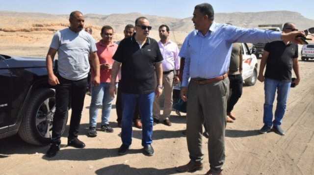 محافظ أسيوط يتابع أعمال المحور التنموي الجديد بين البداري وطريق البحر الأحمر