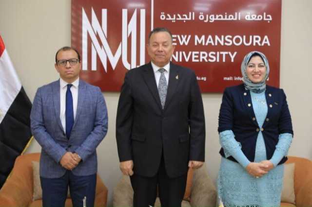 هندسة المنصورة الجديدة تطلق نموذج تكاملي لمناقشة مشاريع التخرج