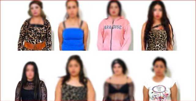 ضبط 8 سيدات مارسن أعمالا منافية للآداب مقابل مبالغ مالية