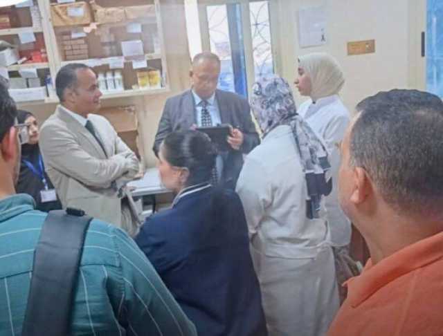 مدير الخدمات الطبية بالمؤسسة العلاجية في جولة تفقدية لمستشفى مبرة المعادي