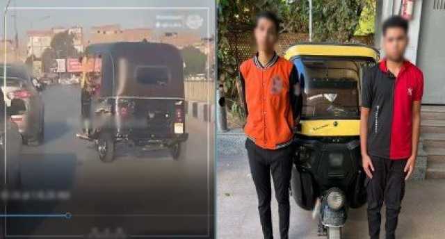 استعراض انتهى في قسم الشرطة.. الداخلية تضبط سائق «توكتوك الزفاف» في أسيوط
