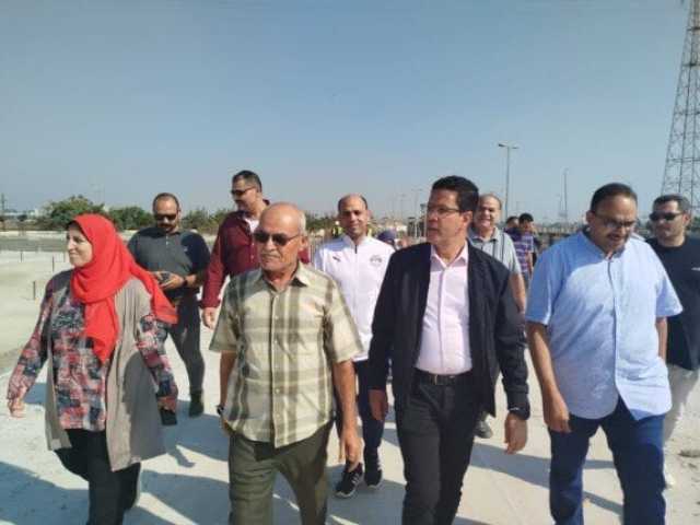 رئيس جامعة بنها يتفقد عدداً من المشروعات الإنشائية الجديدة