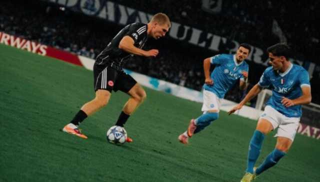 التعادل السلبي يحسم قمة نابولي وفرانكفورت في دوري أبطال أوروبا