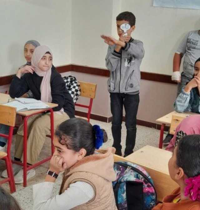 محافظ بني سويف يتابع سير العمل في مبادرة «عيون أطفالنا مُستقبلنا» لتلاميذ المرحلة الابتدائية