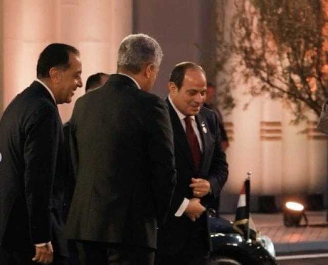 عاجل | لحظة وصول الرئيس السيسي إلى المتحف المصري الكبير - فيديو