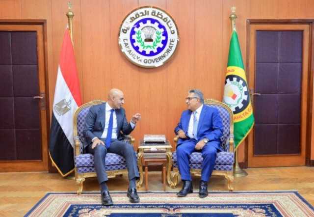 عبد اللطيف يثمن جهود محافظة الدقهلية في تطوير المدارس وتطوير المباني التعليمية