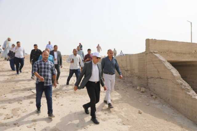 لمواجهة مخاطر الأمطار.. محافظ المنيا يتفقد مخر سيل السرارية بسَمالوط ويأمر بالتطهير الدوري