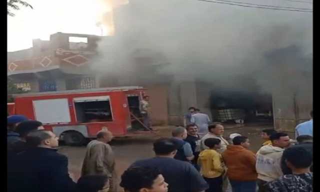 إصابة 3 أشخاص في حريق مصنع بأجهور في القليوبية