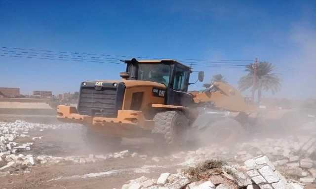 الموجة الـ27.. إزالة 441 حالة تعدٍ علي الأراضي الزراعية وأملاك الدولة بأسوان