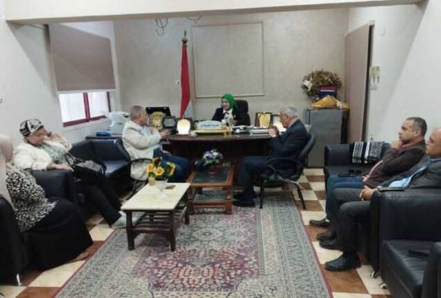 التضامن الاجتماعي ببني سويف تبحث سبل التعاون لتنمية الحرف اليدوية والمشروعات الصغيرة بالمحافظة