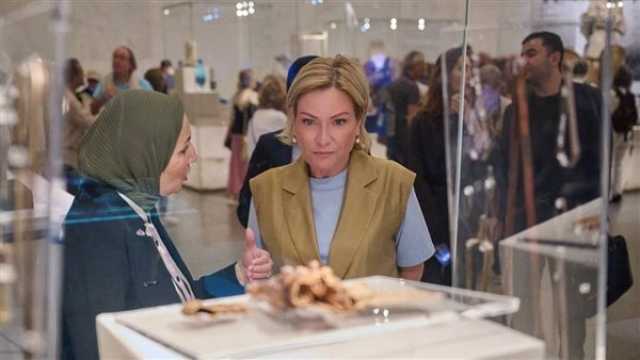 وزيرة الثقافة الروسية تزور المتحف القومي للحضارة المصرية ومواقع دينية في مصر القديمة