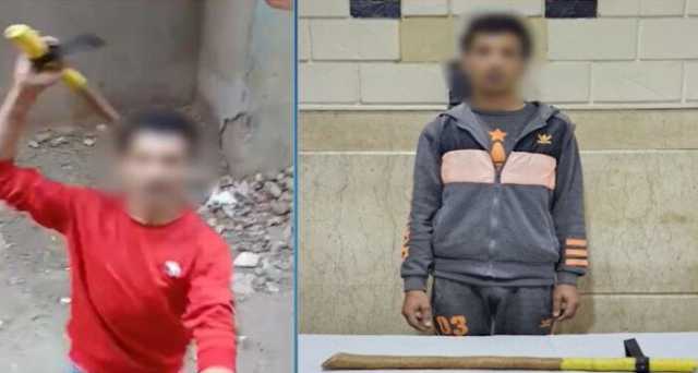ضربهم بـ«الشومة».. ضبط بطل فيديو التعدي على مواطن وزوجته ببلبيس| فيديو