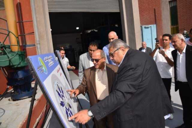 رئيس القابضة للمياه يتفقد محطة الصرف الصحى بالأميرية ويلتقي قيادات الشركة بالقاهرة