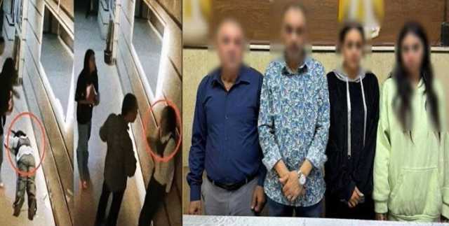 «خناقة عائلية».. ملابسات فيديو تعدي أب بالضرب على ابنته بمدخل عقار بعين شمس