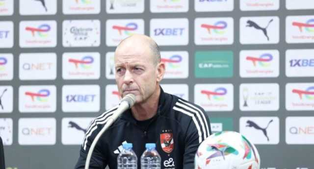 توروب: وجود جماهير الأهلي يمنحنا دوافع كبيرة.. وهدفنا الفوز أمام شبيبة القبائل