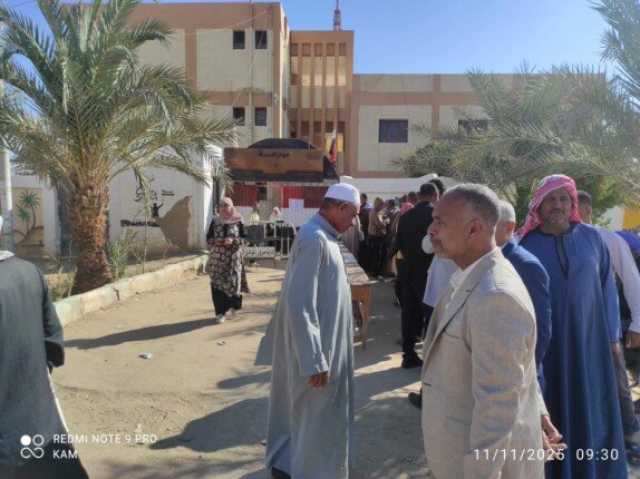 توافد المواطنين على لجان الاقتراع بقنا في اليوم الأخير لانتخابات مجلس النواب 2025