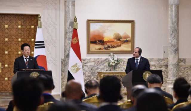 الرئيس السيسي: موقف مصر ثابت في القضية الفلسطينية وقائم على حل الدولتين