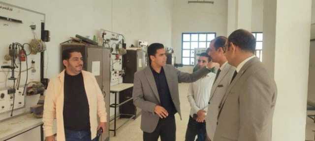 نائب المحافظ يتفقد مركز التدريب المهني بمرسى مطروح