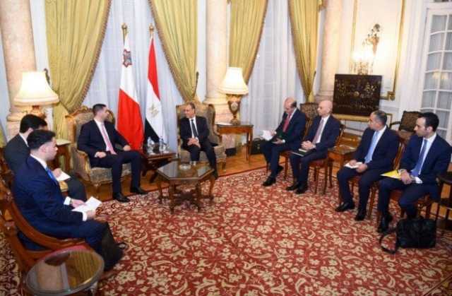 عبد العاطي يعرب عن تطلعه لتعزيز التعاون الاقتصادي والتجاري بين مصر ومالطا