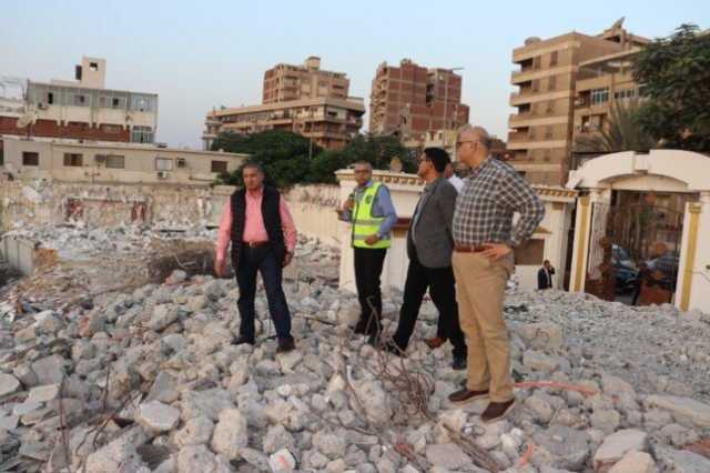 محافظ القليوبية يتابع إنشاء المرحلة د من ممشى أهل مصر ببنها