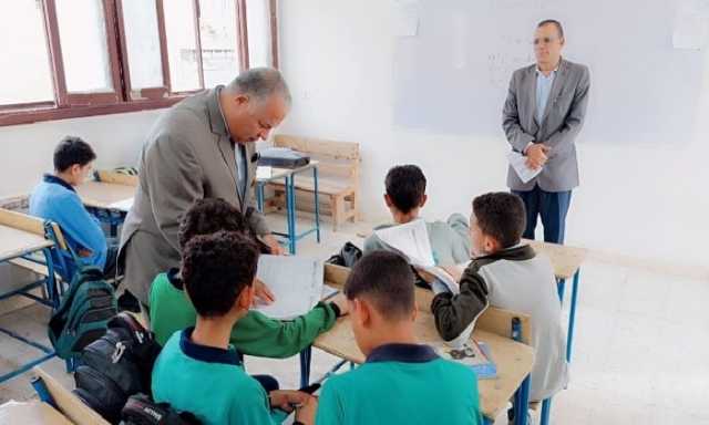 مدير تعليم الفيوم يتفقد مدارس طامية التعليمية