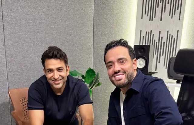 تامر حسين يكشف عن تعاون جديد يجمعه بـ رامي جمال «صورة»