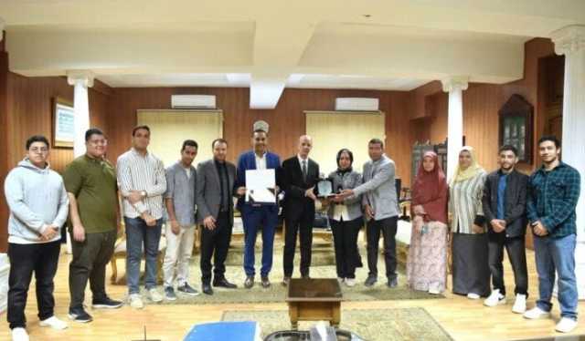 جامعة بني سويف تُدشن معامل ووحدات مطورة لدعم ذوي الهمم وتحتفي بتفوق طلاب الصيدلة