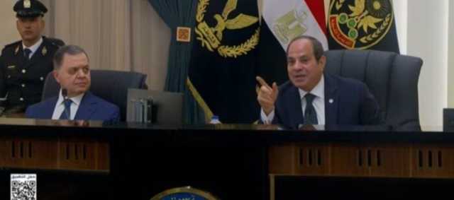 الرئيس السيسي: الاستقرار والأمن يمنحان الفرصة لزيادة معدلات حركة السياحة