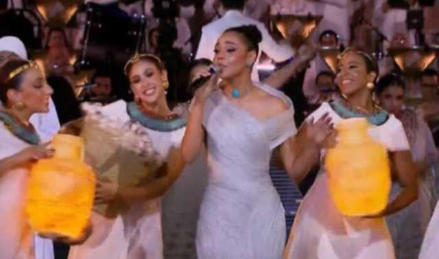 حنين الشاطر تقدم فقرة غنائية بحفل افتتاح المتحف المصري الكبير