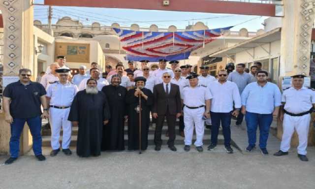 مدير أمن الأقصر يتفقد الاستعدادات الأمنية لانطلاق احتفالات دير مارجرجس بجبل الرزيقات