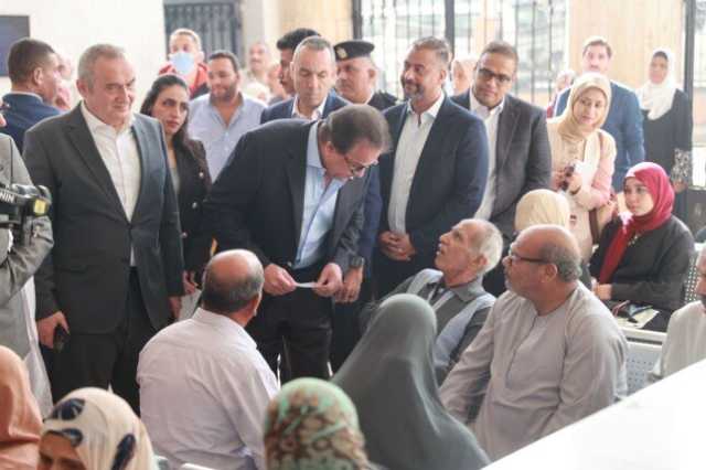 وزير الصحة يفتتح تطوير أقسام الطوارئ والعيادات الخارجية بمستشفى المطرية ومعهد الكلى