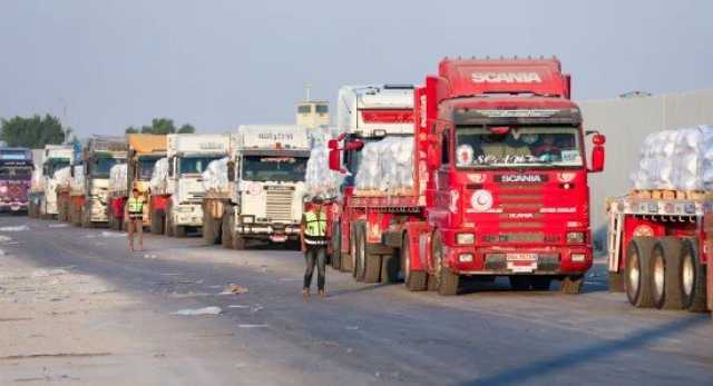 مصر تواصل تقديم المساعدات الإنسانية والإغاثية لـ الفلسطينيين في قطاع غزة